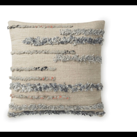 Magnolia Home Other - Magnolia Home Joanna Gaines Pillow Cover Beige & Multi 21”x21”